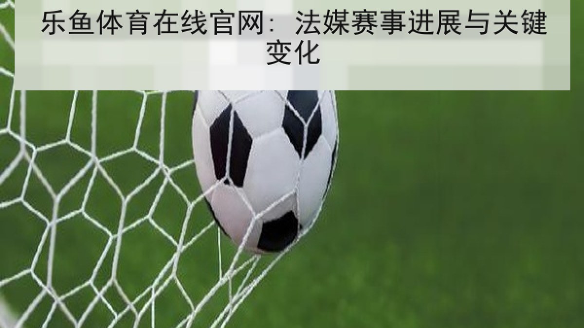 乐鱼体育在线官网: 法媒赛事进展与关键变化